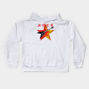 Rock star guitar Kids Hoodie